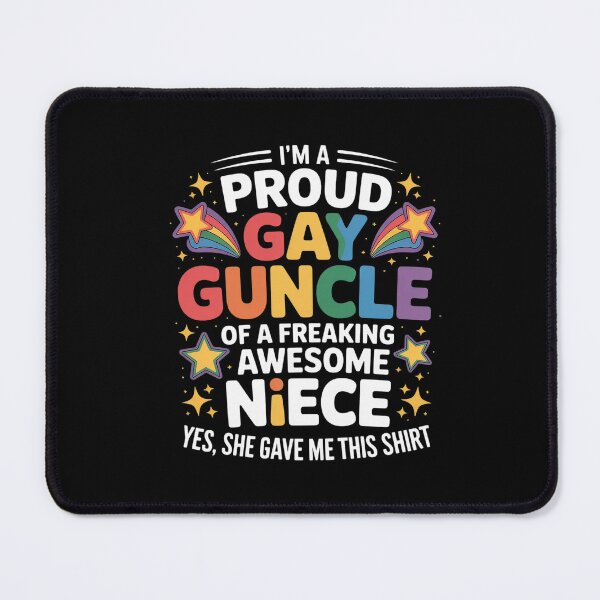 Item preview, Womens I'm a proud gay guncle of a freaking awesome niece gay pride  designed and sold by ClassicAnthony.