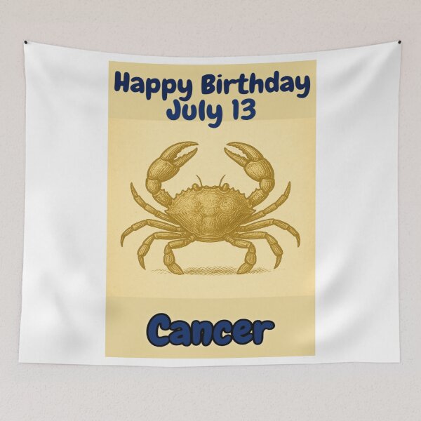 Item preview, Birthday Zodiac Sign – July 13 designed and sold by ariksworld.