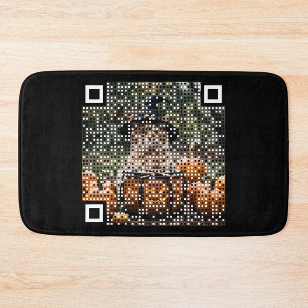 Item preview, Pumpkin Drummer Cat QR : Dare To Scan - Halloween Collection designed and sold by LA Art.