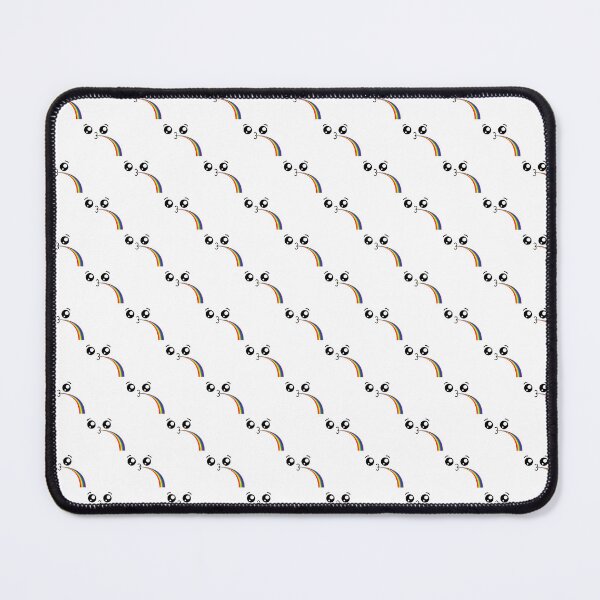Item preview, Cute kawaii spitting rainbow face pattern designed and sold by BlushyPrint.