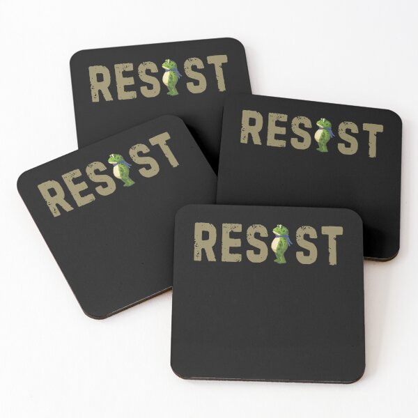 Item preview, Resist Frog — Stand Strong with Courage and Hope designed and sold by margamPagenberg.