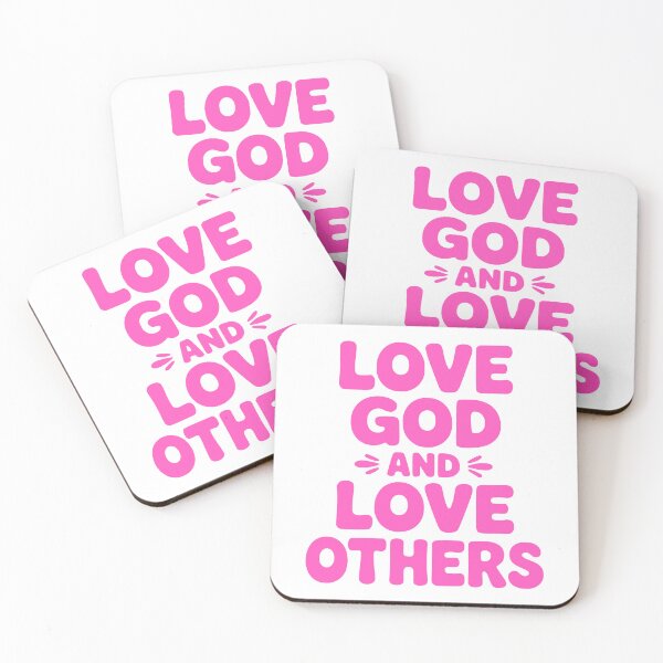 Item preview, Love God And Love Others! Pink Christian designed and sold by PMCreative.