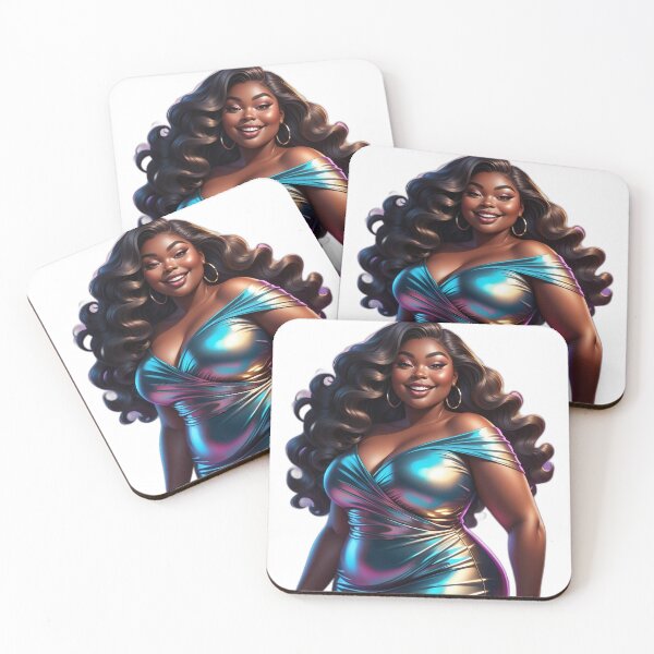 Item preview, Curvy Glam Queen – Confident Plus Size Beauty designed and sold by Lulunza.