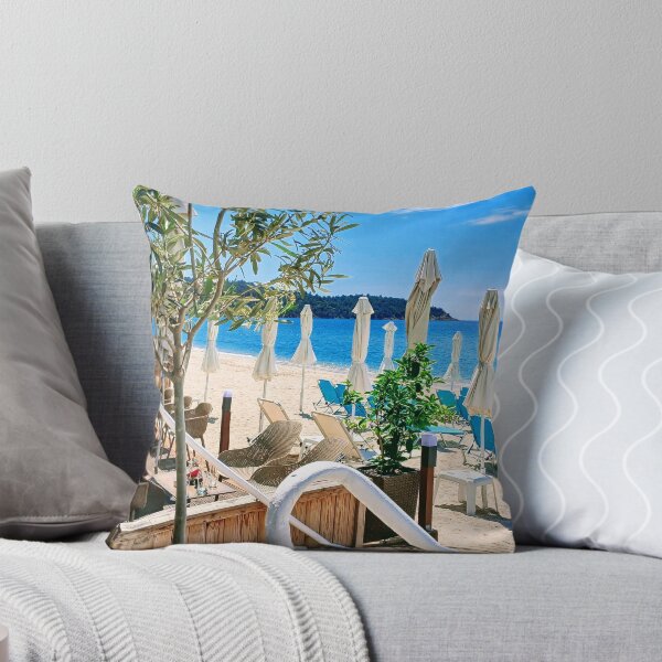 Item preview, Blue sea and blue chairs. designed and sold by ronsaunders47.
