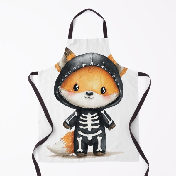 Item preview, Cute fox dressed as a skeleton designed and sold by MendaciousMina.