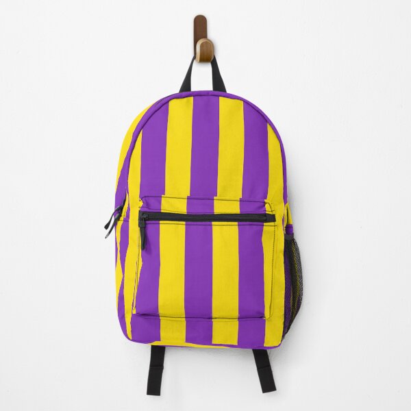 Item preview, Purple and Yellow Tropical Wide Vertical Stripes designed and sold by Feeling Artsy.