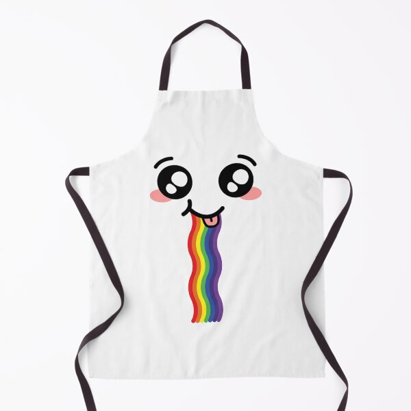 Item preview, Cute kawaii rainbow drooling face designed and sold by BlushyPrint.