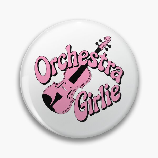Item preview, Orchestra Girlie! Pink Violin Music Girl designed and sold by PMCreative.