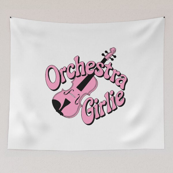 Item preview, Orchestra Girlie! Pink Violin Music Girl designed and sold by PMCreative.