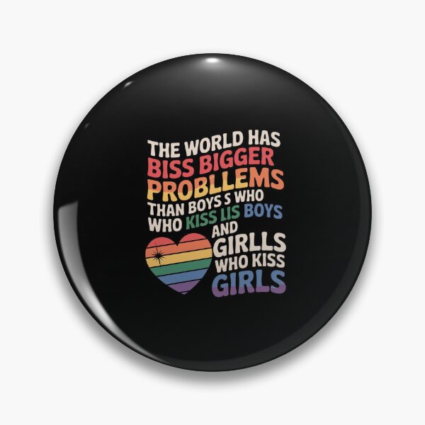 Item preview, world has bigger problems boys who kiss boys pride month  designed and sold by ClassicAnthony.