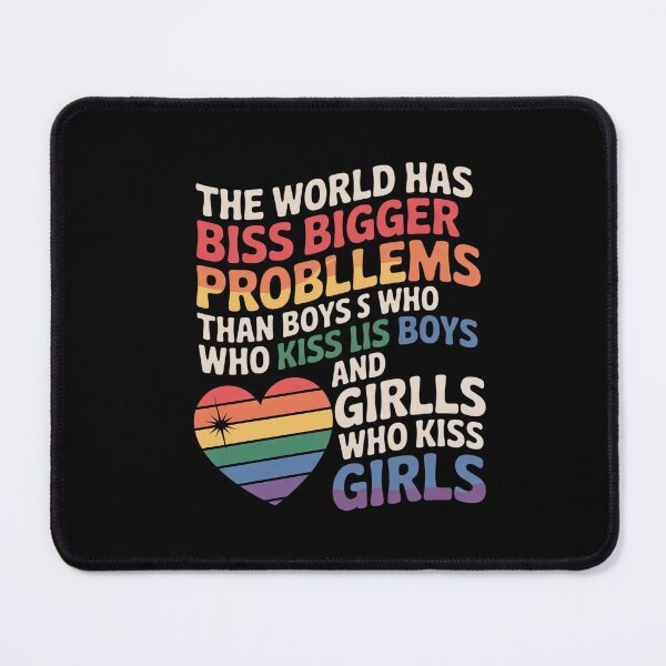 Item preview, world has bigger problems boys who kiss boys pride month  designed and sold by ClassicAnthony.