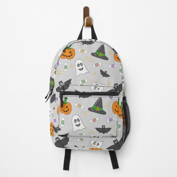 Item preview, Playful Ghosts, Bats & Pumpkins Halloween Pattern (Slate Grey) designed and sold by Whimsy Creative Studio.