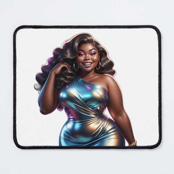 Item preview, Melanin Curvy Diva – Bold and Beautiful designed and sold by Lulunza.