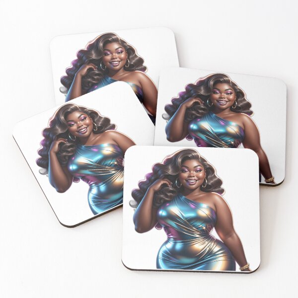 Item preview, Melanin Curvy Diva – Bold and Beautiful designed and sold by Lulunza.
