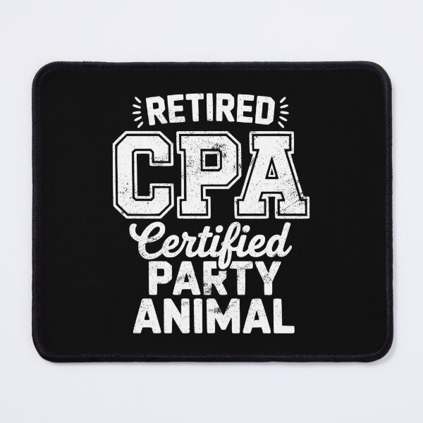 Item preview, Retired CPA Certified Party Animal Vintage Style designed and sold by EthosWear.