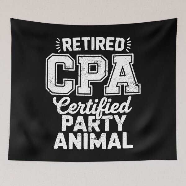 Item preview, Retired CPA Certified Party Animal Vintage Style designed and sold by EthosWear.