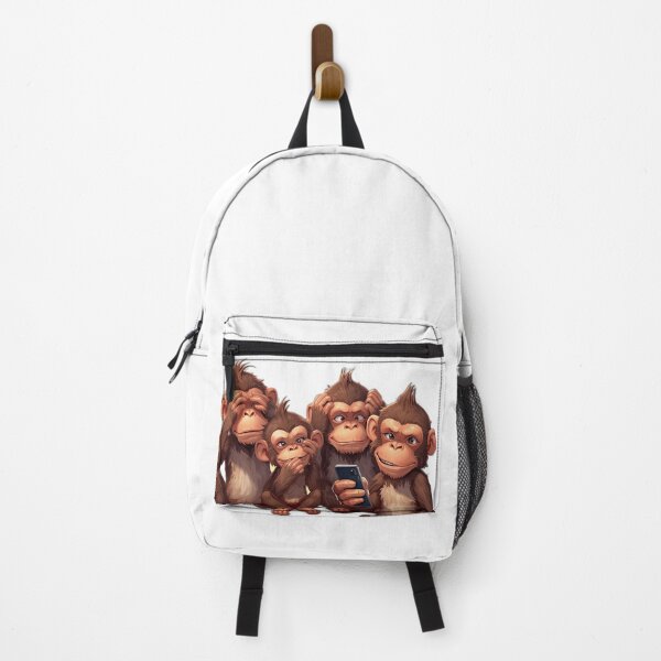 Item preview, Four Playful Monkeys: Classic Wisdom Meets Modern Curiosity designed and sold by VR-trends.