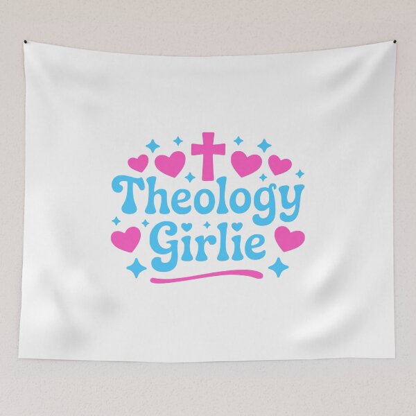 Item preview, Theology Girlie! Pink Christian Girl designed and sold by PMCreative.
