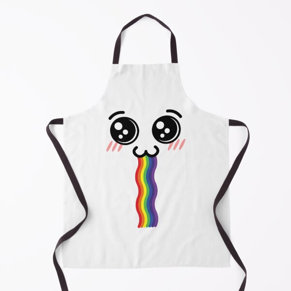 Item preview, Adorable kawaii owo rainbow drooling face designed and sold by BlushyPrint.