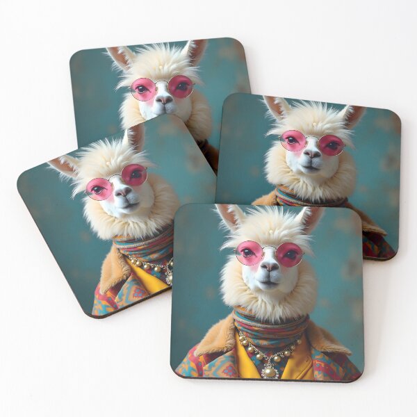 Item preview, Graphic Art Seraphina the Lama designed and sold by Art Crea Nova.