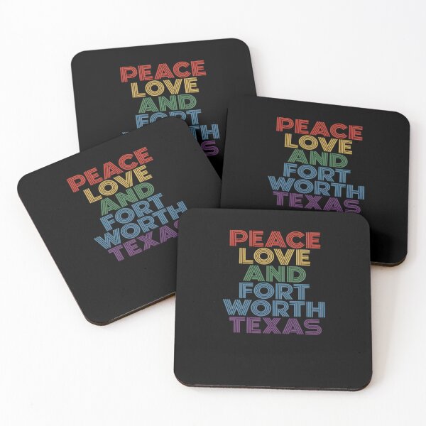 Item preview, Peace Love Fort Worth Texas designed and sold by DrewLeuschke.