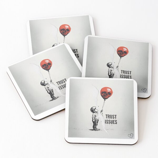 Item preview, Child with Skull Balloon Street Art designed and sold by eslovable.