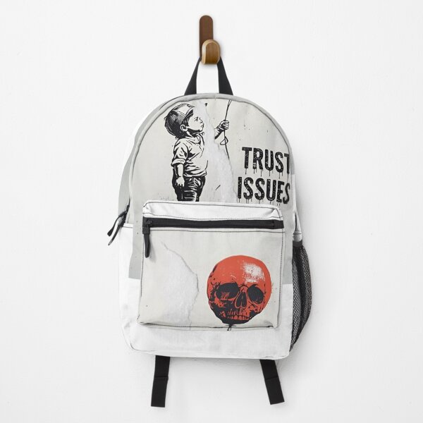 Item preview, Child with Skull Balloon Street Art designed and sold by eslovable.