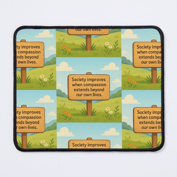 Item preview, Society improves when compassion extends beyond our own lives designed and sold by Rebecca Tyler-Squires.