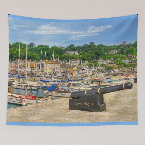 Item preview, Lyme Regis Harbour designed and sold by Alisonchambers2.