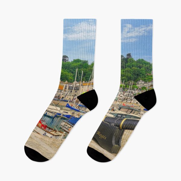 Item preview, Lyme Regis Harbour designed and sold by Alisonchambers2.