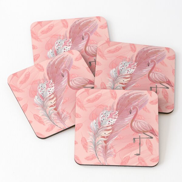 Item preview, Flamingo Feathers designed and sold by IREMORHAN.