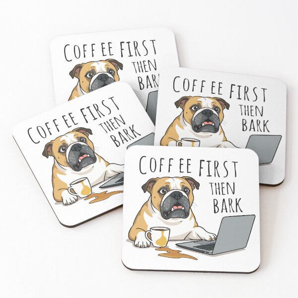 Item preview, Coffee First Then Bark designed and sold by Tong4130.