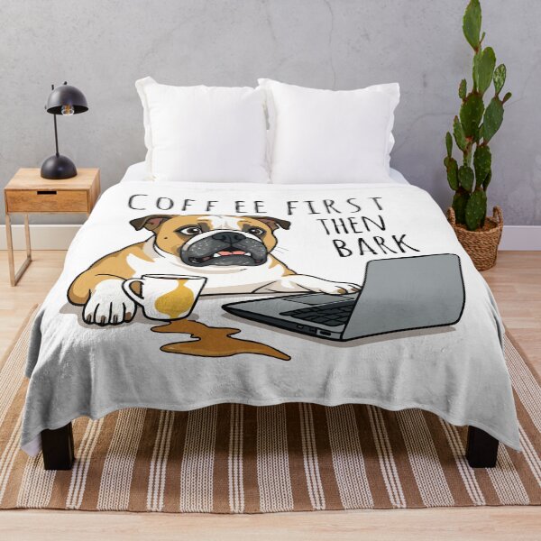Item preview, Coffee First Then Bark designed and sold by Tong4130.