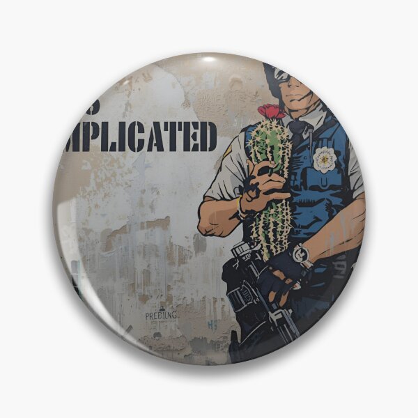 Item preview, Policeman Hugging Cactus Street Art designed and sold by eslovable.