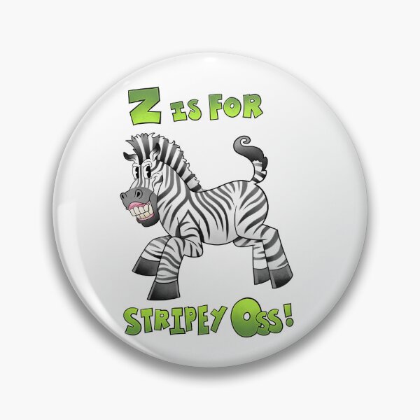 Item preview, Z is for Stripey Oss! designed and sold by bostindesigns.