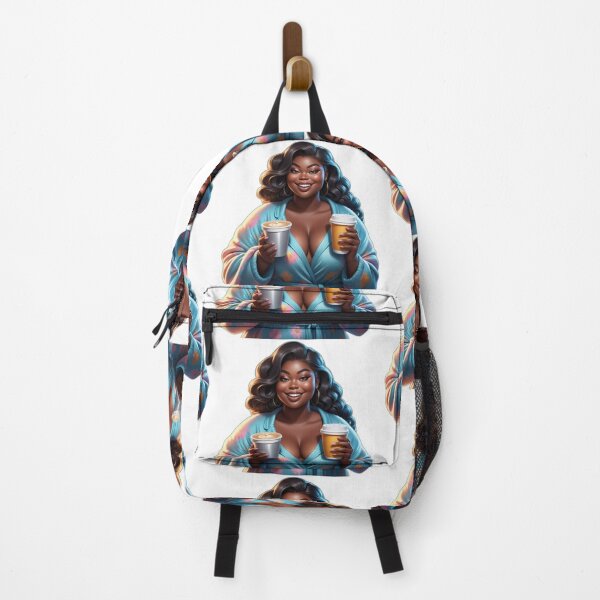 Item preview, Curvy Coffee Queen – Cozy Morning Self Love designed and sold by Lulunza.