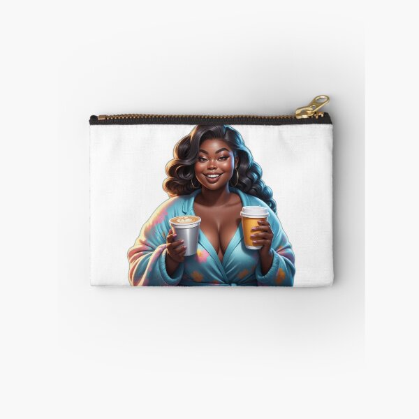 Item preview, Curvy Coffee Queen – Cozy Morning Self Love designed and sold by Lulunza.