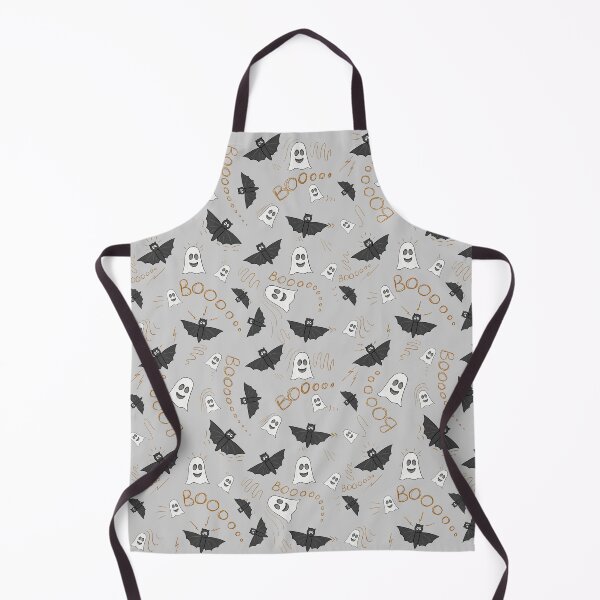 Item preview, Spooky Cute Ghosts & Bats Pattern (Grey) designed and sold by Whimsy Creative Studio.