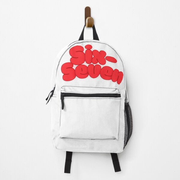 Item preview, Six-Seven Red Neon Glow Streetwear Bubble Logo designed and sold by Jdub.