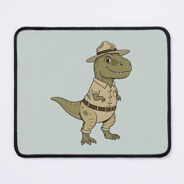 Item preview, Cute Park Ranger T-Rex  designed and sold by SidTastic .