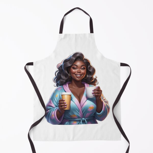 Item preview, Afro Plus Size Beauty – Coffee and Confidence designed and sold by Lulunza.