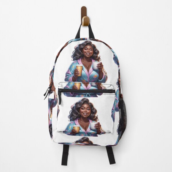 Item preview, Afro Plus Size Beauty – Coffee and Confidence designed and sold by Lulunza.