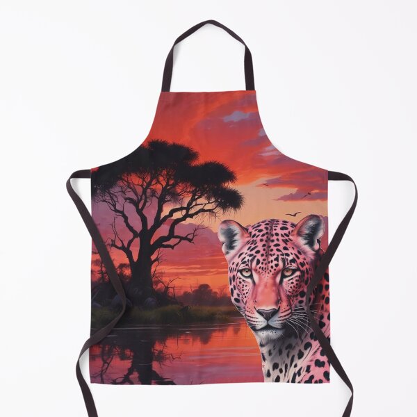 Item preview, Leopard in Okavango Delta at sunset designed and sold by GasconyPassion.