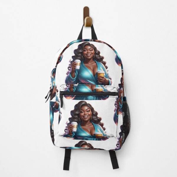 Item preview, Melanin Curvy Girl – Morning Vibes & Self Love designed and sold by Lulunza.
