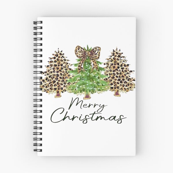 Item preview, Leopard Christmas Trees PNG | Trendy Boho Triple Tree Holiday Design designed and sold by Ellen'Studio.