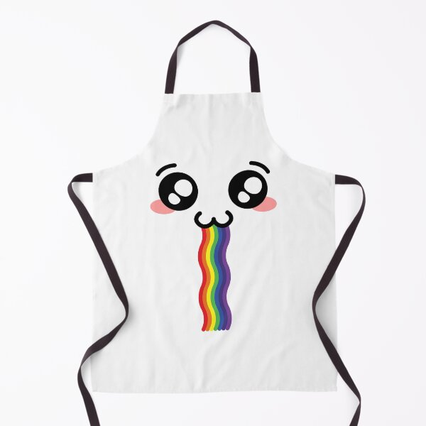 Item preview, Sweet kawaii owo rainbow drooling face designed and sold by BlushyPrint.