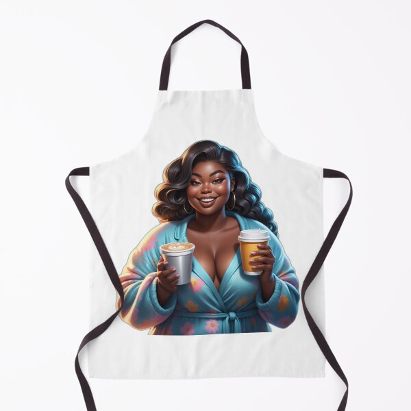 Item preview, Cozy Curvy Woman – Coffee Time Confidence designed and sold by Lulunza.