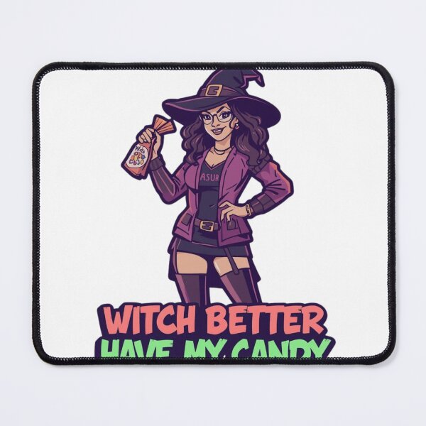 Item preview, Witch Better Have My Candy Cute Witch Halloween Witch Hat Spooky Season designed and sold by UrbanStitchCreations.