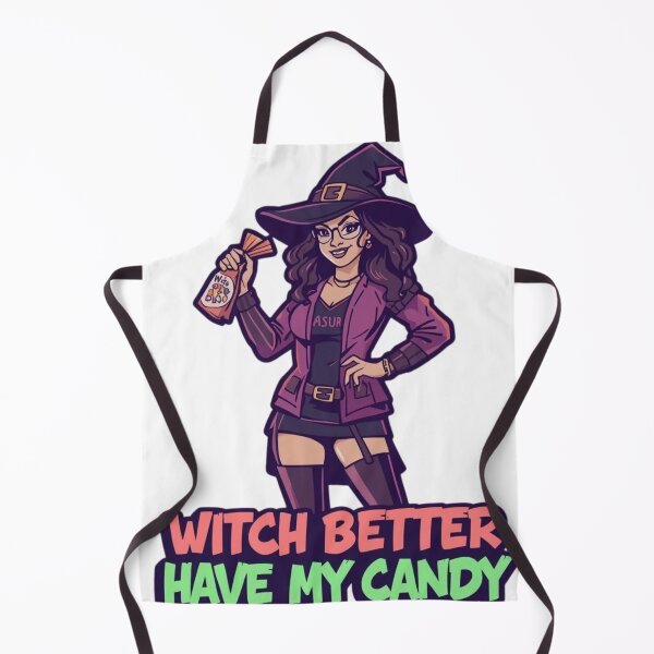 Item preview, Witch Better Have My Candy Cute Witch Halloween Witch Hat Spooky Season designed and sold by UrbanStitchCreations.