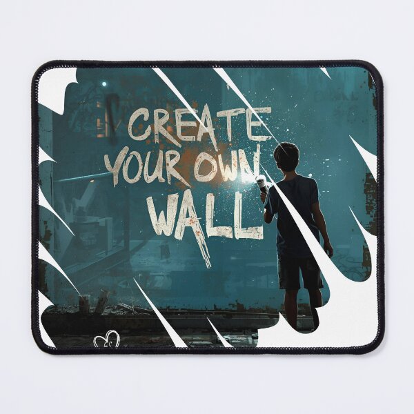 Item preview, Graffiti Artist Writing Invisible Wall designed and sold by eslovable.